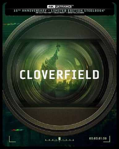 Cloverfield New 4K Mastering Region A Blu-ray + Steelbook + Digital