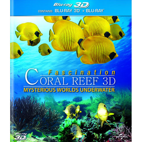 Fascination Coral Reef 3D Mysterious Worlds Underwater 3D + 2D Region B Blu-ray