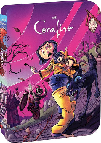 Coraline (Dakota Fanning) Limited Edition New 4K Mastering Blu-ray + Steelbook