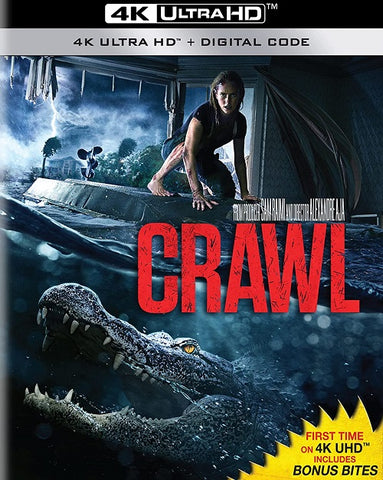 Crawl (Kaya Scodelario Barry Pepper) New 4K Mastering Blu-ray + Digital