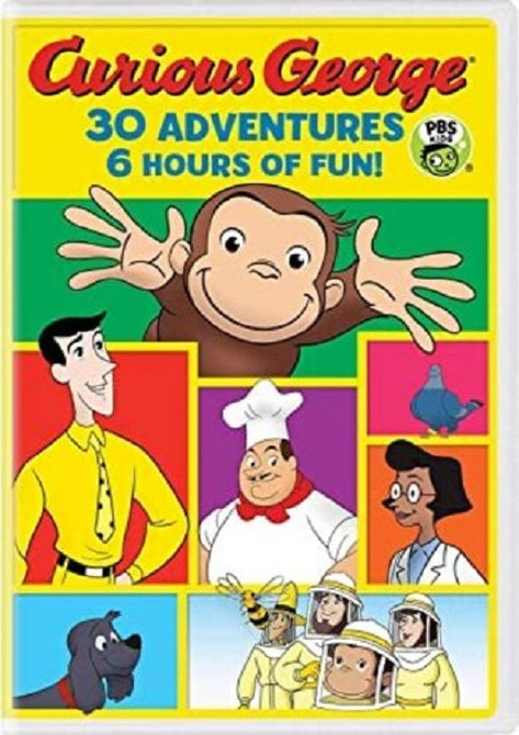 Curious George 30 Adventures 6 Hours of Fun (Frank Welker Jeff Bennett) DVD
