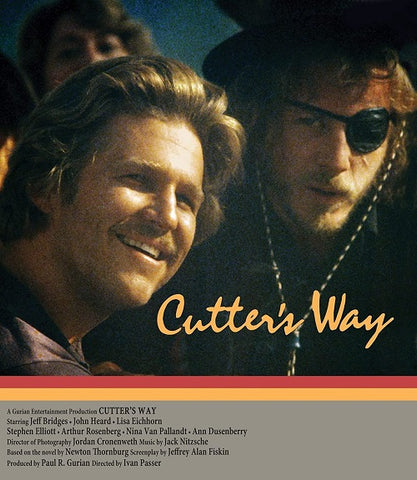 Cutter's Way (Jeff Bridges John Heard Lisa Eichhorn) Cutters New Blu-ray