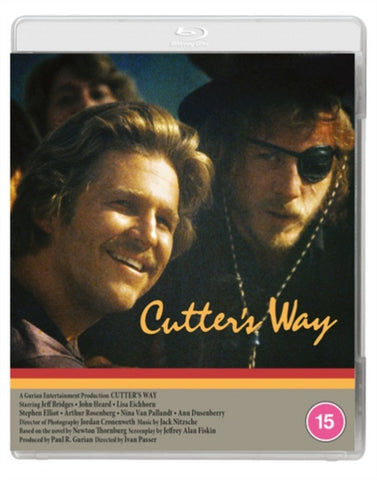 Cutter's Way (Jeff Bridges John Heard Lisa Eichhorn) Cutters Region B Blu-ray