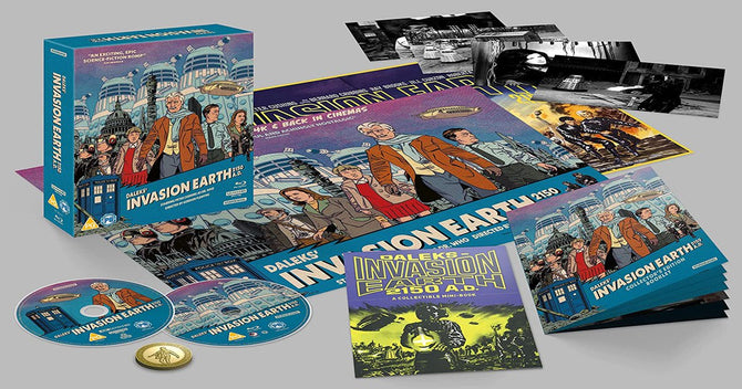 Daleks Invasion Earth 2150 AD Collector's Edition 4K Ultra HD Region B Blu-ray