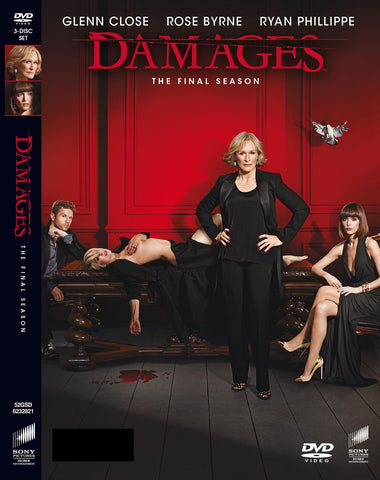Damages Season 5 Series Five Fifth The Final Season  New Region 4 DVD