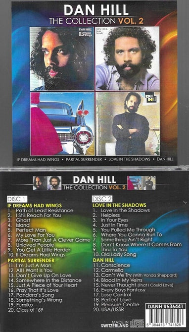 Dan Hill Collection 2 If Dreams Had Wings Two New CD