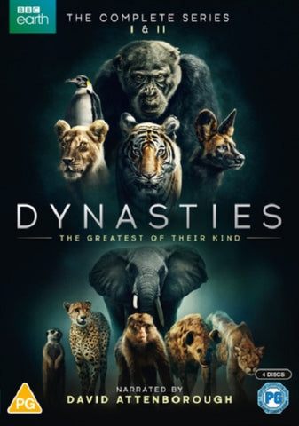 David Attenborough Dynasties Season 1 2 Series One Two First Second I II New DVD