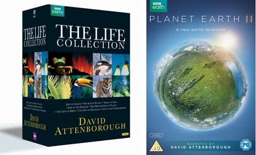 David Attenborough The Life Collection + Planet Earth 2 II Two Region 4 DVD