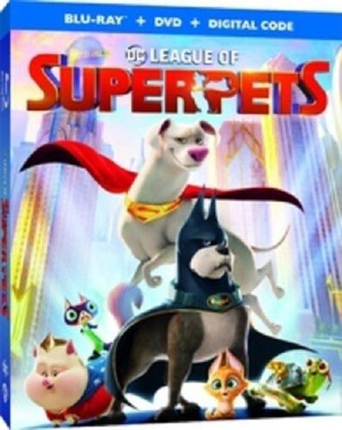 DC League of Super Pets (Dwayne Johnson Kevin Hart) New Blu-ray + DVD + Digital