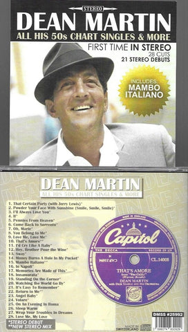 Dean Martin All His 50s Chart Singles Fifties New CD