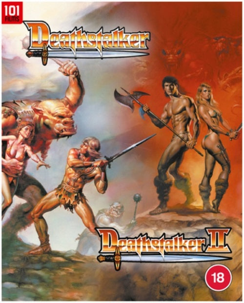 Deathstalker / Deathstalker 2 II (Bernard Erhard) And Two New Region B Blu-ray