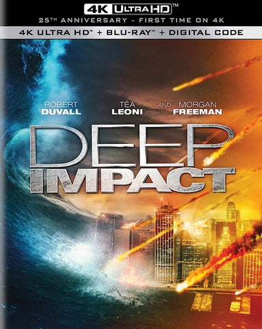Deep Impact (Robert Duvall Tea Leoni Elijah Wood) New 4K Mastering Blu-ray