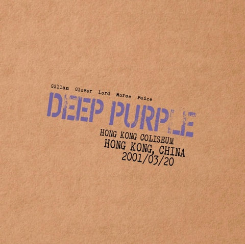 Deep Purple Live in Hong Kong 2001 2 Disc New CD