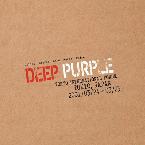 Deep Purple Live in Tokyo 2001 2 Disc New CD