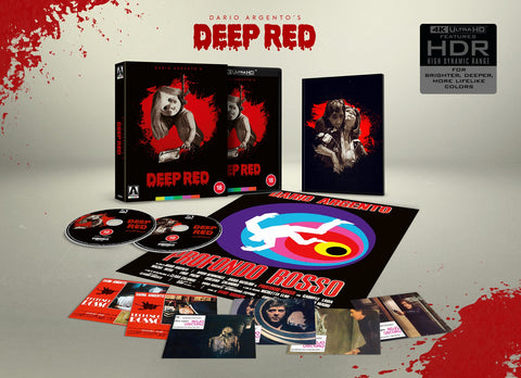 Deep Red (David Hemmings) Limited Edition 4K Ultra HD Region B Blu-ray