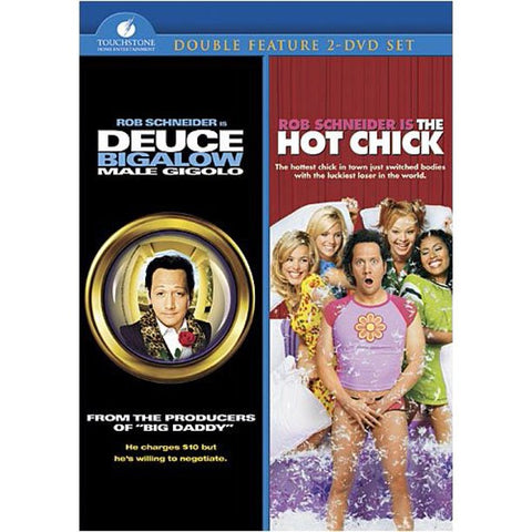 Deuce Bigalow Male Gigolo / The Hot Chick - DVD (Rob Schneider) New Region 1