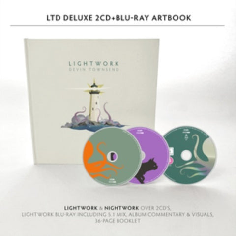 Devin Townsend Lightwork 3 Disc New CD + Blu-ray