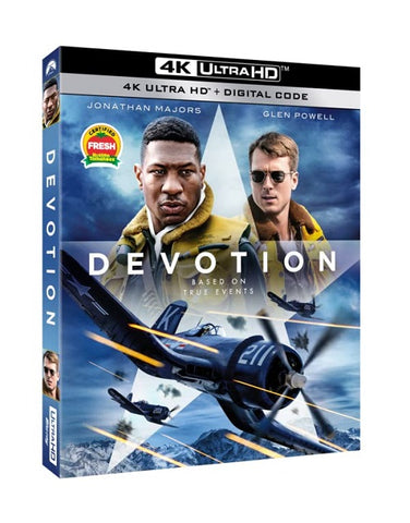 Devotion (Jonathan Majors Glen Powell) New 4K Mastering Blu-ray + Digital