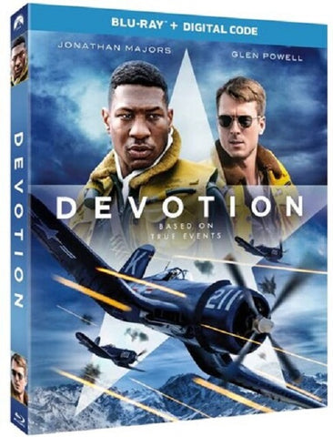 Devotion (Jonathan Majors Glen Powell Christina Jackson) New Blu-ray + Digital