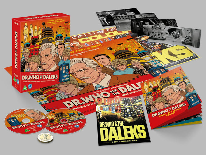 Doctor Who and the Daleks 4K Ultra HD Blu-ray Collector's Edition Region B Dr &