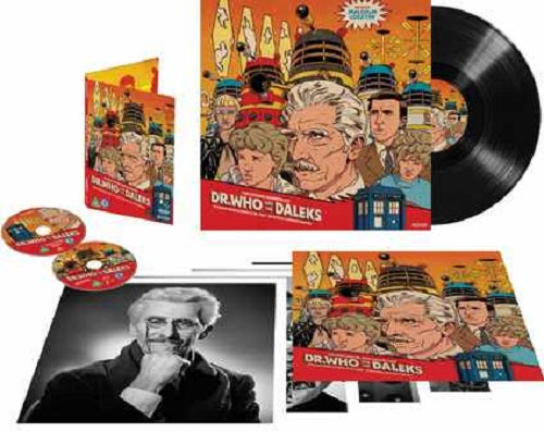Dr Who and The Daleks Vinyl Collectors Set & New 4K Ultra HD Region B Blu-ray