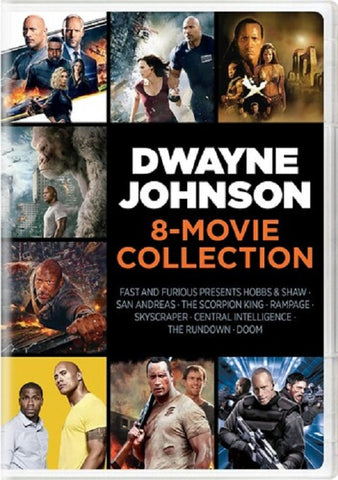 Dwayne Johnson 8 Movie Collection The Scorpion King + San Andreas New DVD