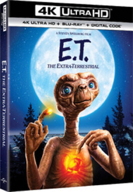 E T The Extra Terrestrial 40th Anniversary Edition 4K Mastering Blu-ray Digital