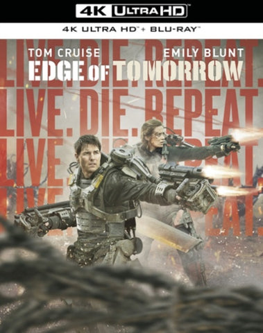 Edge of Tomorrow (Tom Cruise Emily Blunt) New 4K Ultra HD Region B Blu-ray