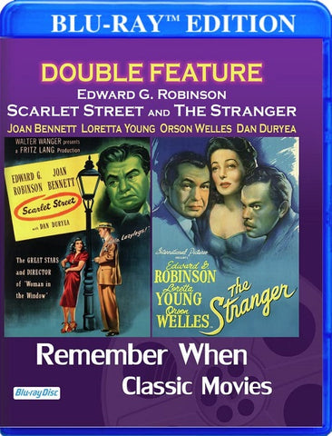 Edward G Robinson In Scarlet Street And The Stranger (Joan Bennett) & Blu-ray
