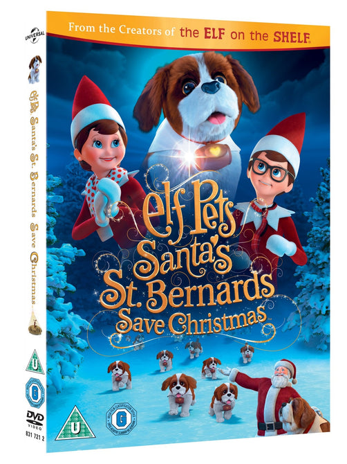 Elf Pets Santa's St Bernards Save Christmas  New Bernards DVD Region 4
