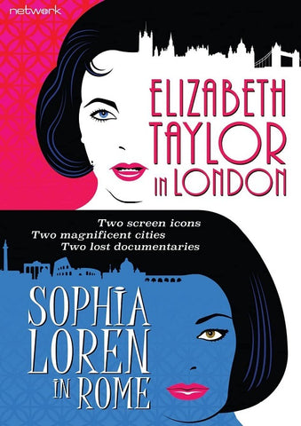 Elizabeth Taylor in London Sophia Loren in Rome New DVD