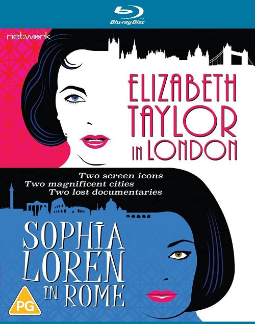 Elizabeth Taylor in London Sophia Loren in Rome New Region B Blu-ray