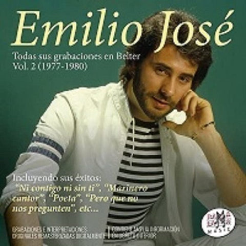 Emilio Jose Sus Grabaciones En Belter 1977 1980 Volume 2 Vol Two 2 Disc New CD