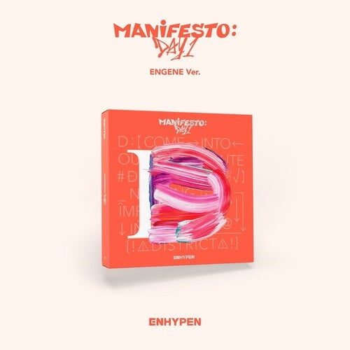ENHYPEN MANIFESTO DAY 1 D ENGENE Ver One CD + Poster Sticker Photo Book Photos