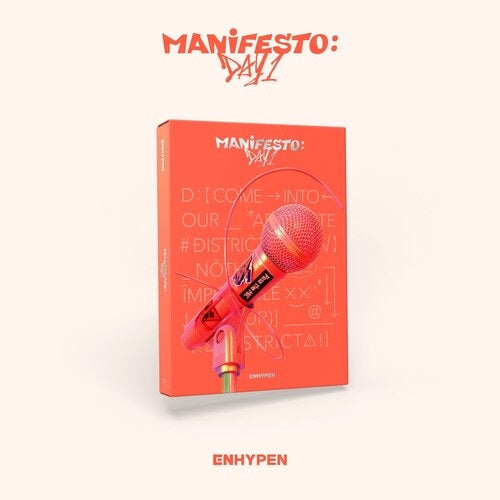 ENHYPEN MANIFESTO DAY 1 J Ver New CD + Poster + Sticker + Photo Book + Photos