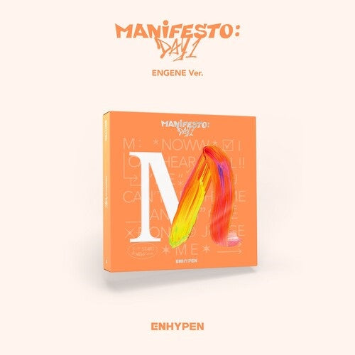 ENHYPEN MANIFESTO DAY 1 M ENGENE Ver CD + Poster + Sticker + Photo Book + Photos