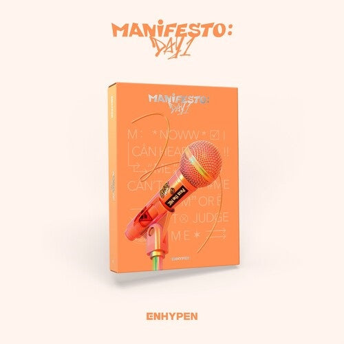 ENHYPEN MANIFESTO DAY 1 M Ver New CD + Poster + Sticker + Photo Book + Photos