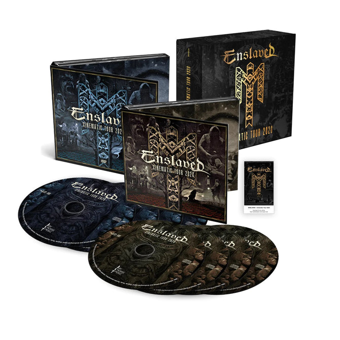 Enslaved Cinematic Tour 2020 4x CD + 4x DVD (8xDiscs Box Set)