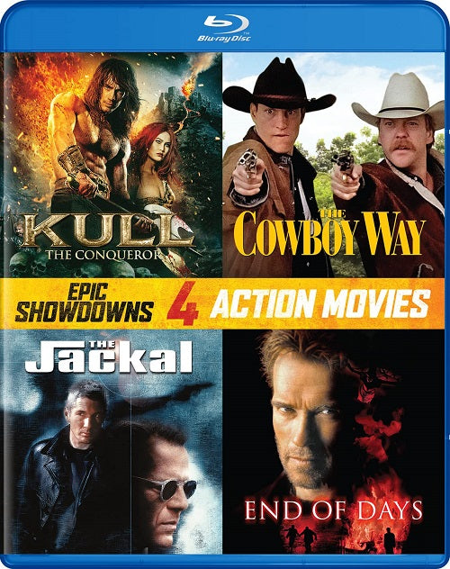 Epic Showdowns 4 Action Movies (Bruce Willis J.K. Simmons) Four New Blu-ray