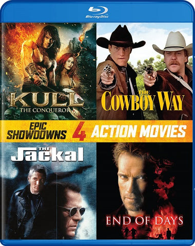 Epic Showdowns 4 Action Movies (Bruce Willis J.K. Simmons) Four New Blu-ray