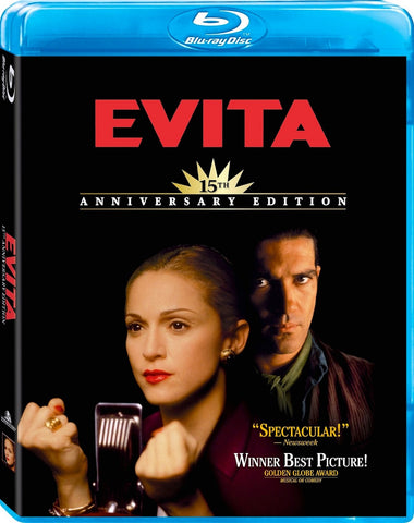 Evita (Madonna Antonio Banderas) Anniversary Edition Region B Blu-ray
