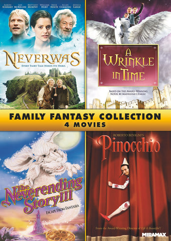 The Neverending Story 3 / Pinocchio / A Wrinkle In Time / Neverways R1 NEW DVD