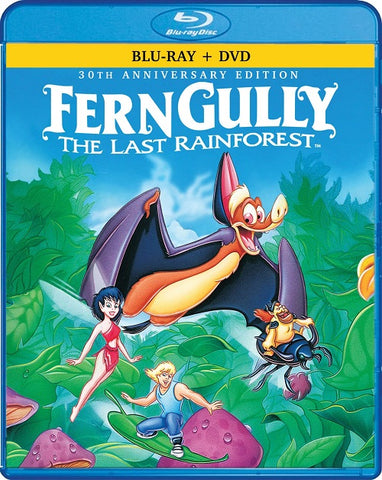 FernGully The Last Rainforest 30th Anniversary Edition (Tim Curry) New Blu-ray