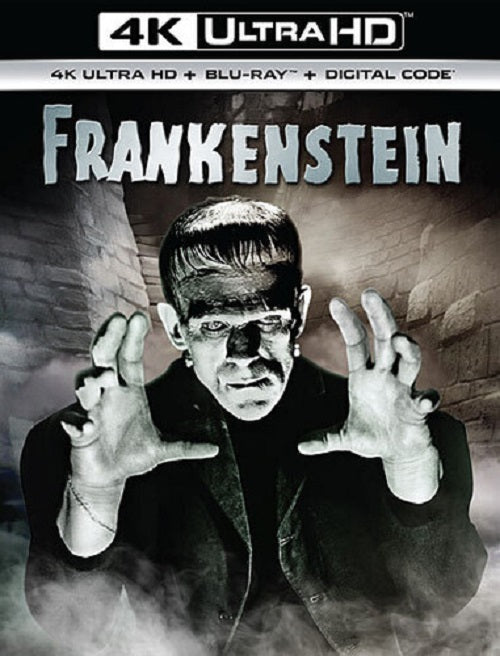 Frankenstein (Colin Clive Mae Clarke) New 4K Mastering Blu-ray + Digital