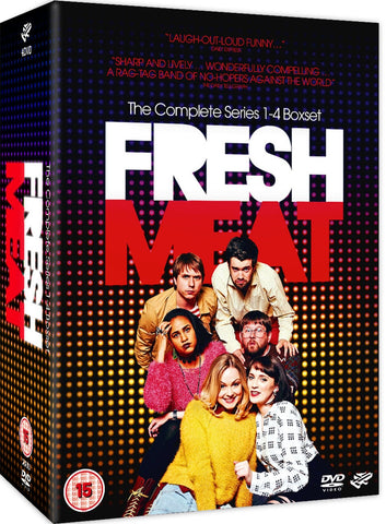 Fresh Meat The Complete Series 1 - 4 Season 1 2 3 4 8xDiscs New Region 2 DVD