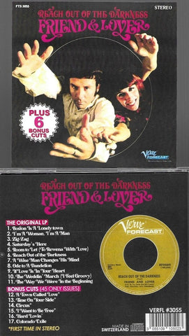 FRIEND & LOVER Reach Out Of The Darkness Original And New CD