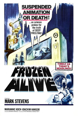 Frozen Alive (Mark Stevens Marianne Koch Wolfgang Lukschy) New DVD