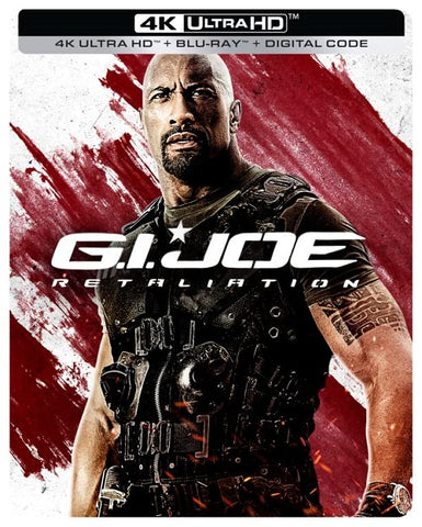 G.I. Joe Retaliation GI New 4K Mastering Blu-ray + Digital + Steelbook