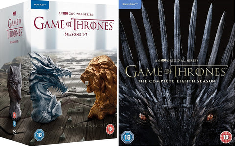 Game of Thrones The Complete Season 1-8 Series 1 2 3 4 5 6 7 8 Region B Blu-ray