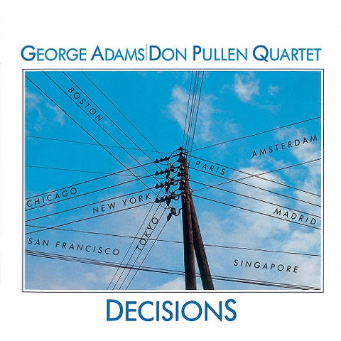 GEORGE ADAMS DON PULLEN QUINTET Decision 2022 Remaster New CD